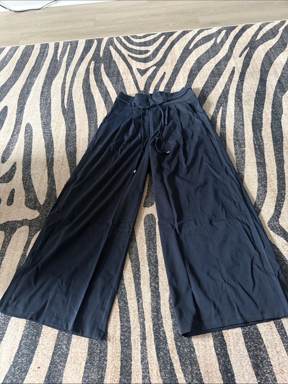 High waisted  Pants - Navy